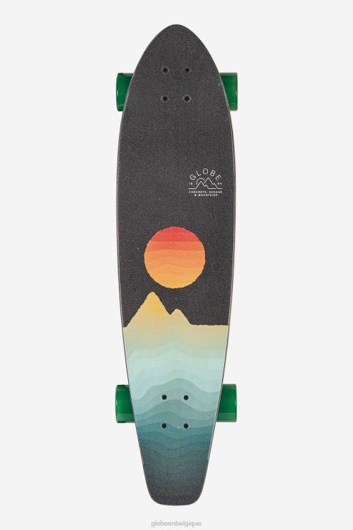 érable noir/chromé Globe Brand longboard arcadia 36\" V20N155