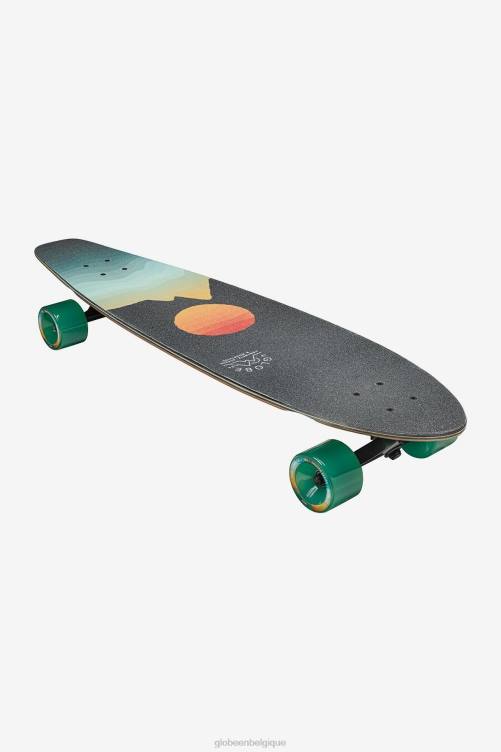 érable noir/chromé Globe Brand longboard arcadia 36\" V20N155