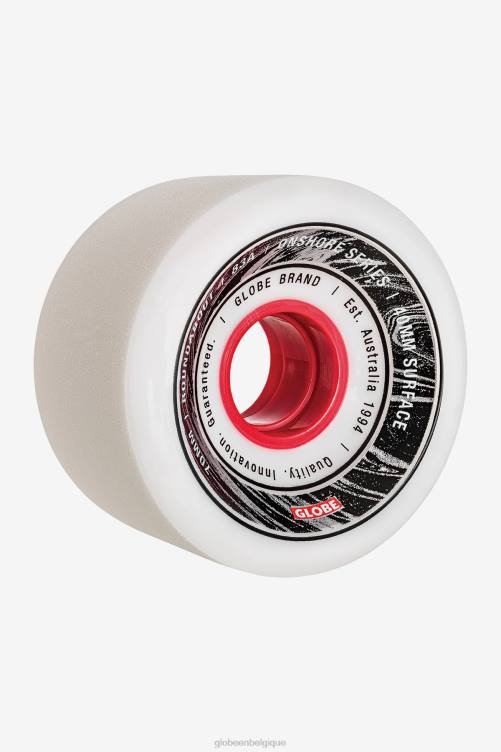 blanc rouge Globe Brand roue terrestre de rond-point 70mm V20N258