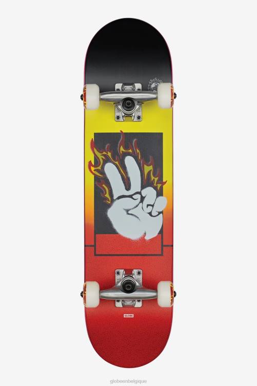 érable noir/rouge Globe Brand alight 7.0" mini complet V20N178