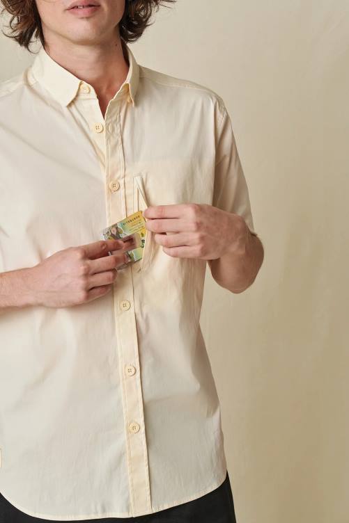 sans javellisant, sans colorant Globe Brand chemise fondation m/s V20N313