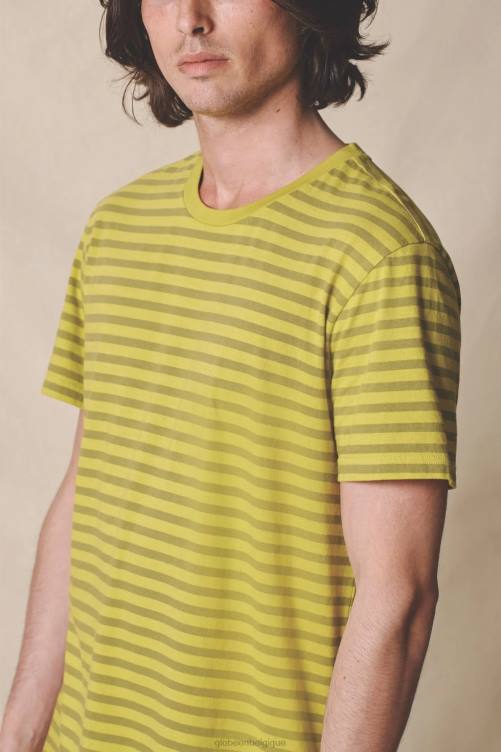 chaux acide Globe Brand t-shirt à rayures horizon V20N306