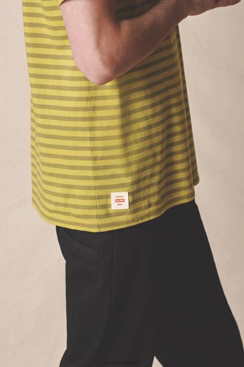 chaux acide Globe Brand t-shirt à rayures horizon V20N306