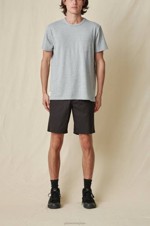 gris chiné Globe Brand t-shirt tous les jours V20N289