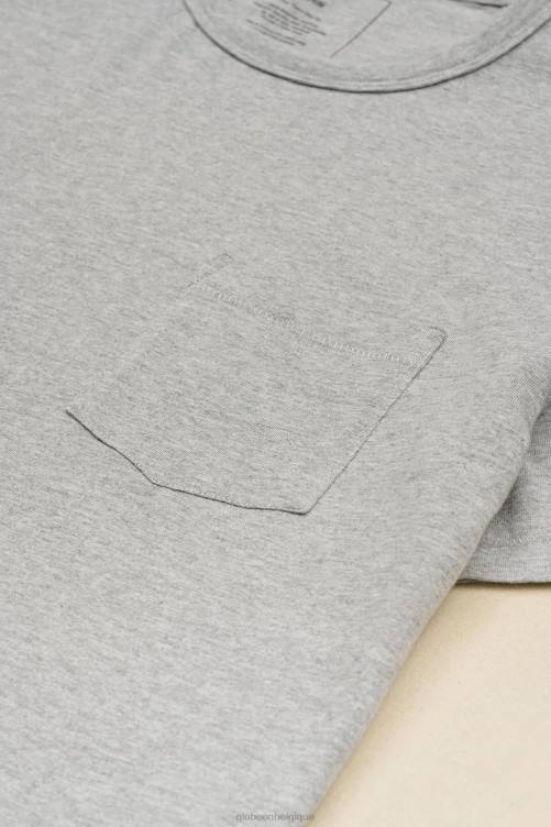 gris chiné Globe Brand t-shirt tous les jours V20N289