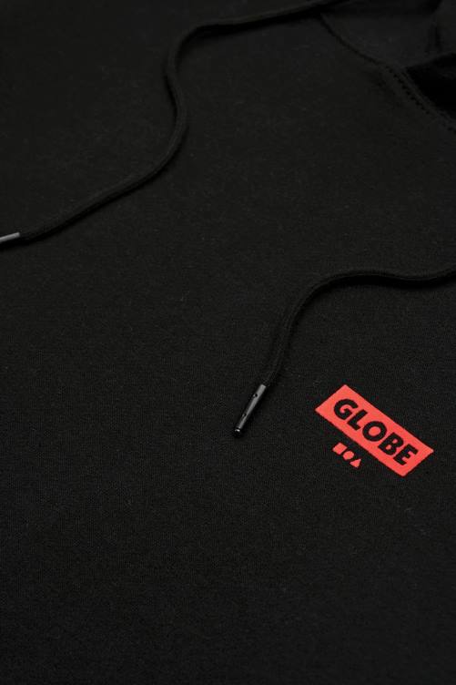 noir Globe Brand sweat à capuche vivant à faible vitesse V20N324