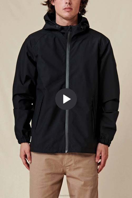 noir Globe Brand veste de pulvérisation du disjoncteur V20N334